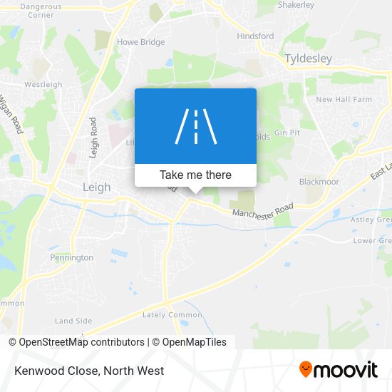 Kenwood Close map