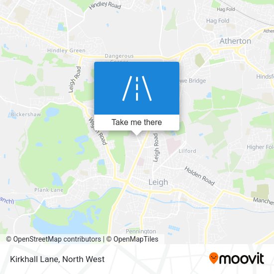 Kirkhall Lane map