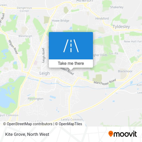 Kite Grove map