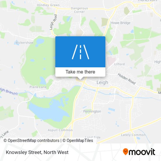 Knowsley Street map