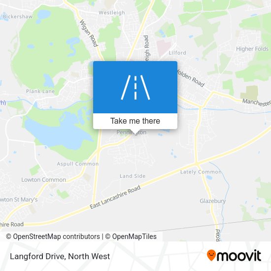 Langford Drive map