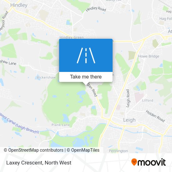 Laxey Crescent map