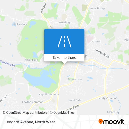 Ledgard Avenue map