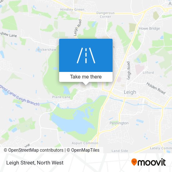Leigh Street map