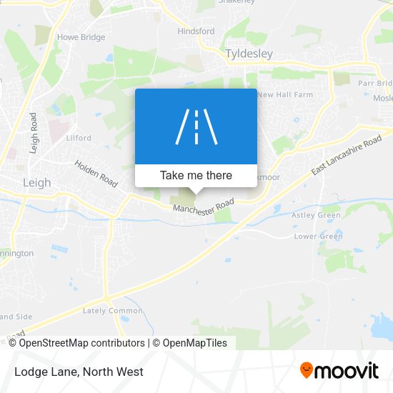 Lodge Lane map