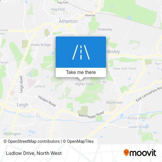 Ludlow Drive map