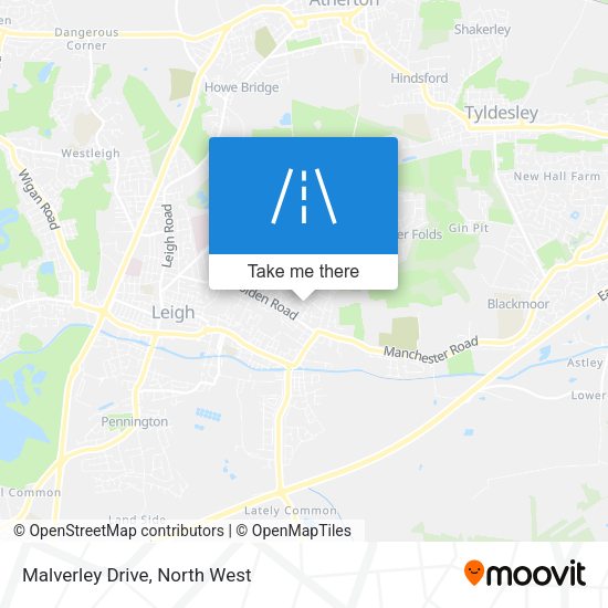 Malverley Drive map