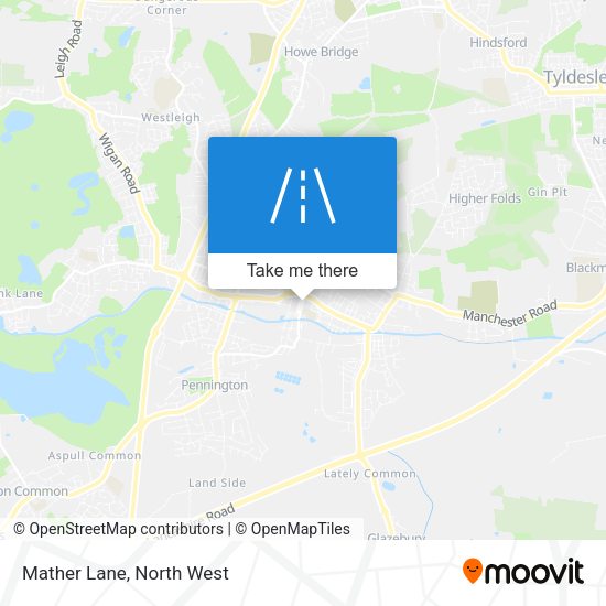 Mather Lane map