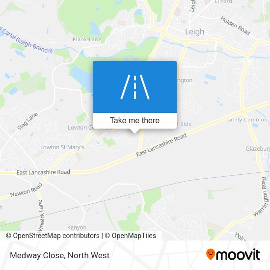Medway Close map