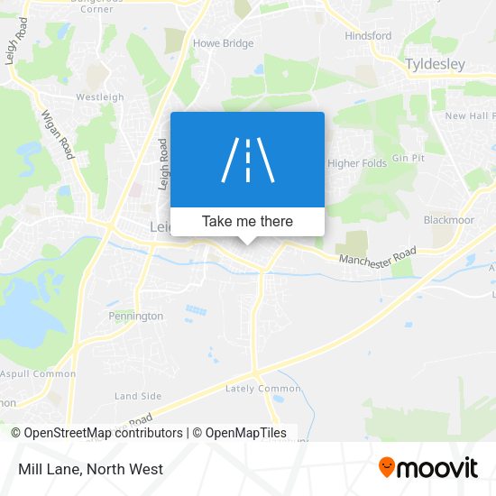 Mill Lane map