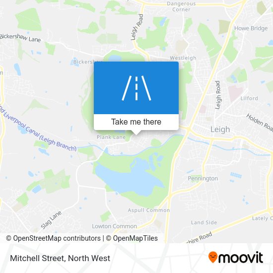 Mitchell Street map