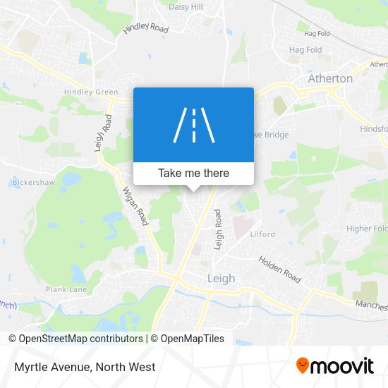 Myrtle Avenue map