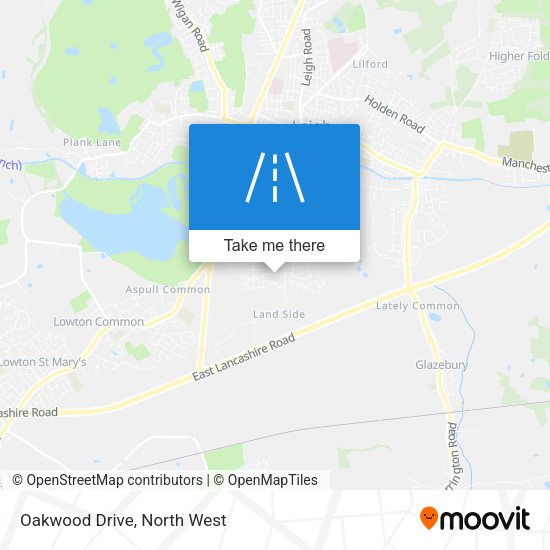 Oakwood Drive map