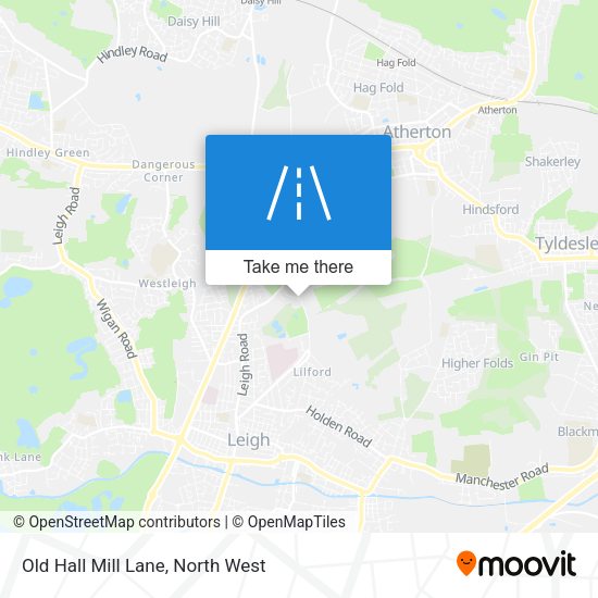 Old Hall Mill Lane map