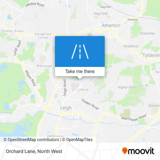 Orchard Lane map