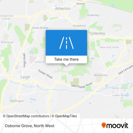Osborne Grove map