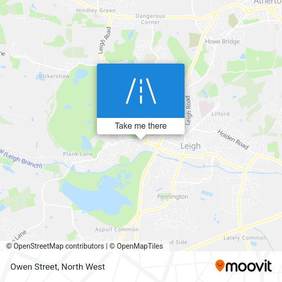 Owen Street map