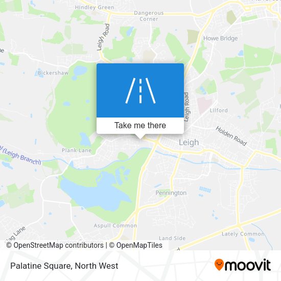 Palatine Square map