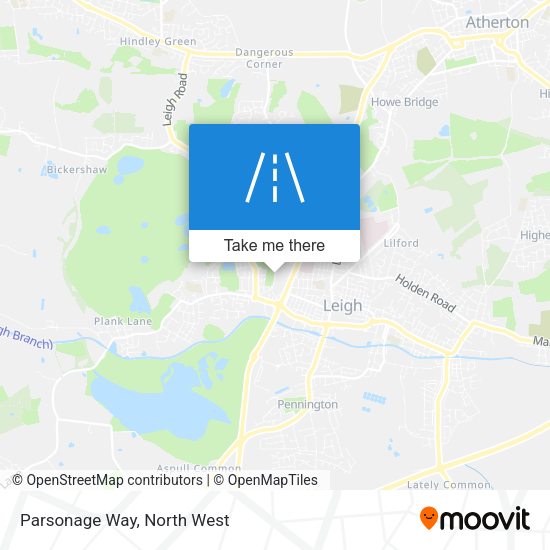Parsonage Way map