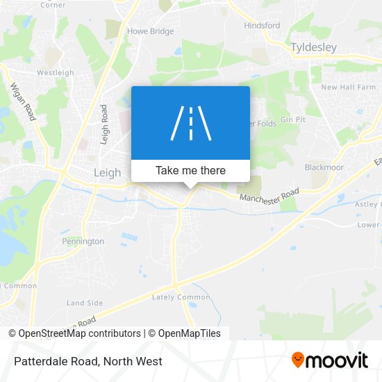 Patterdale Road map