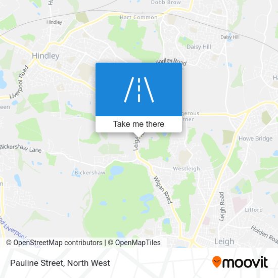 Pauline Street map