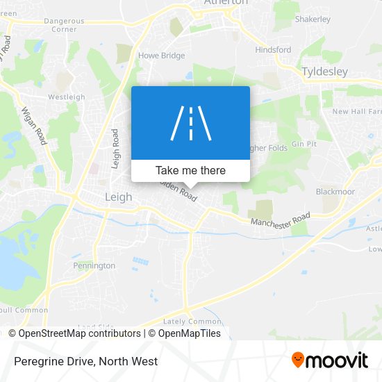 Peregrine Drive map