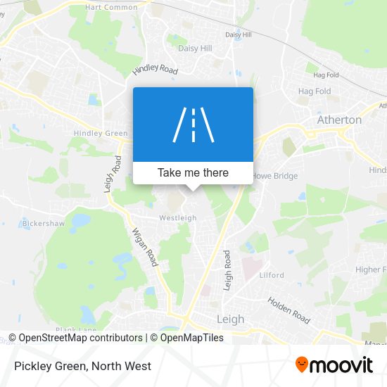 Pickley Green map