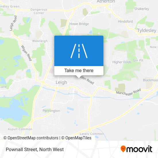 Pownall Street map