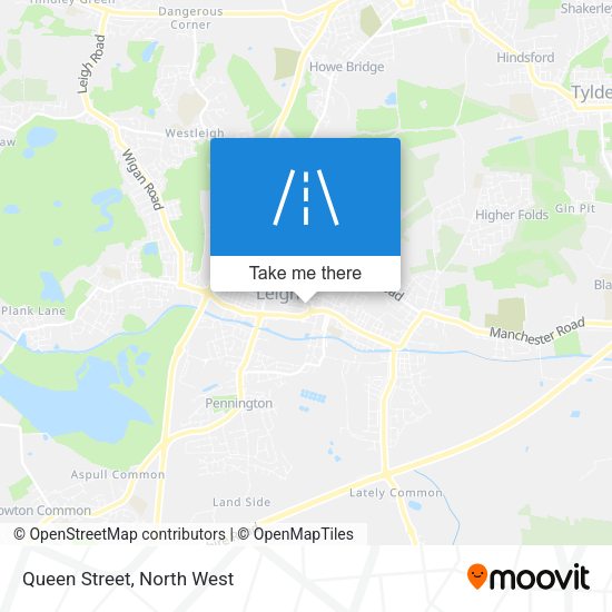 Queen Street map