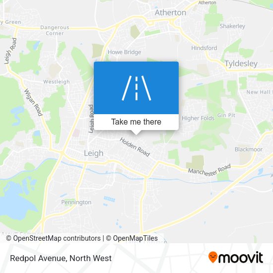 Redpol Avenue map