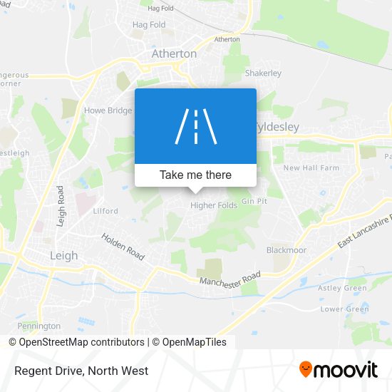 Regent Drive map