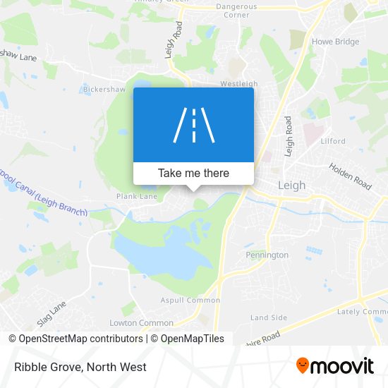 Ribble Grove map