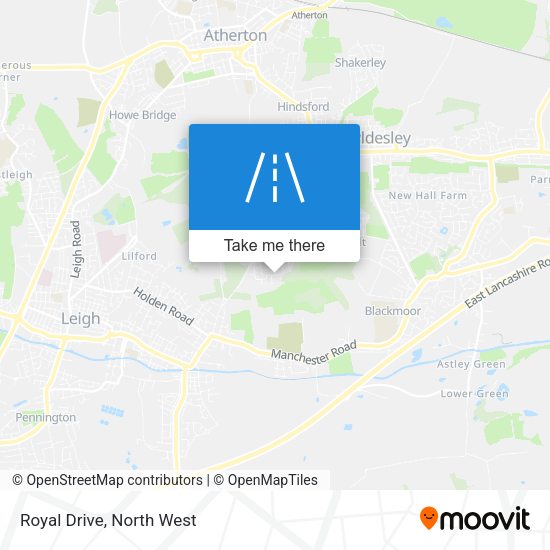 Royal Drive map
