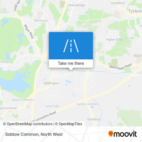 Siddow Common map