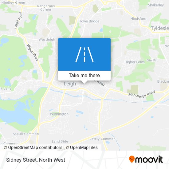 Sidney Street map