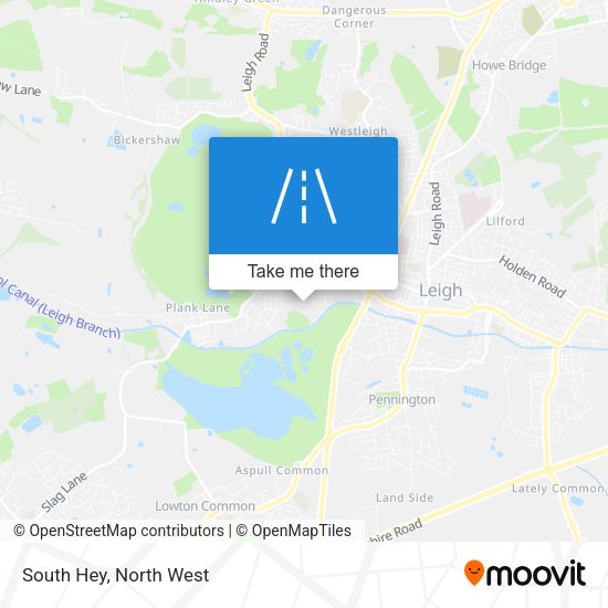 South Hey map