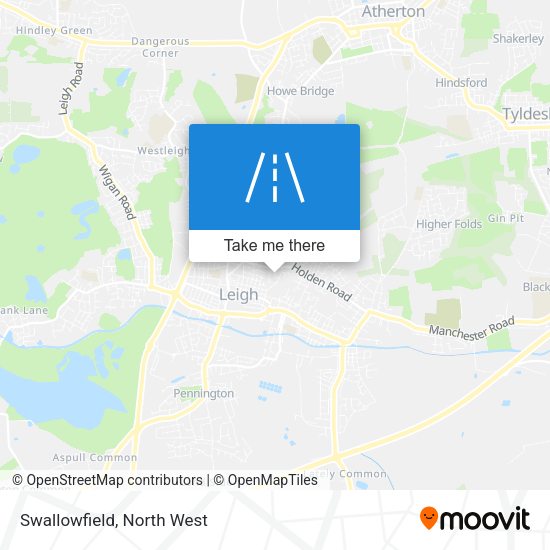 Swallowfield map