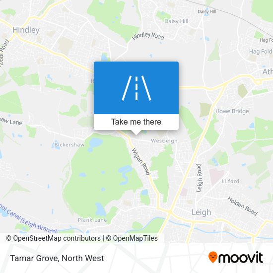 Tamar Grove map
