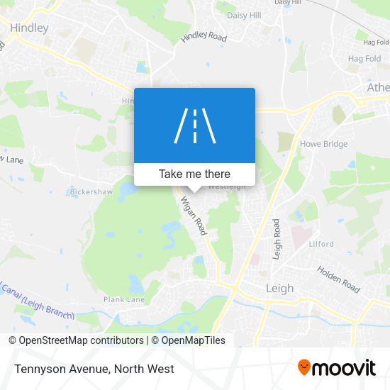 Tennyson Avenue map