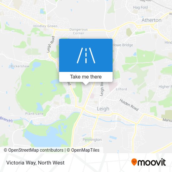 Victoria Way map