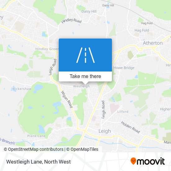 Westleigh Lane map