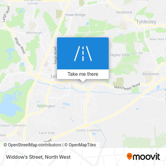 Widdow's Street map