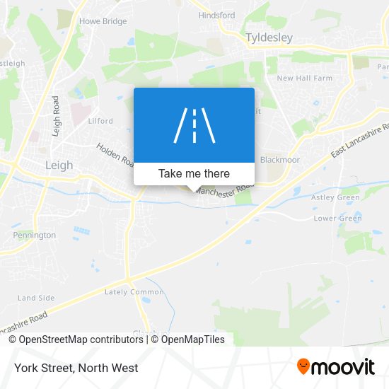 York Street map
