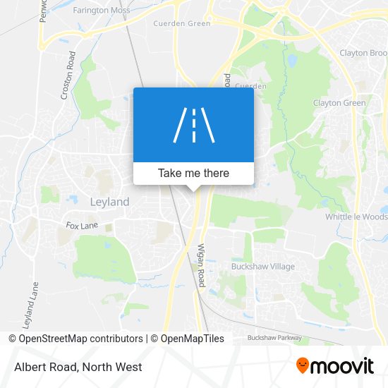 Albert Road map