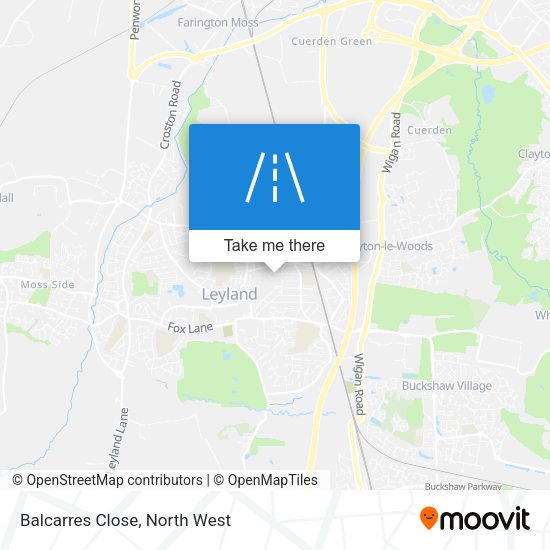 Balcarres Close map