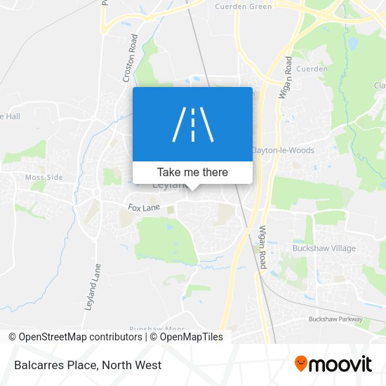 Balcarres Place map