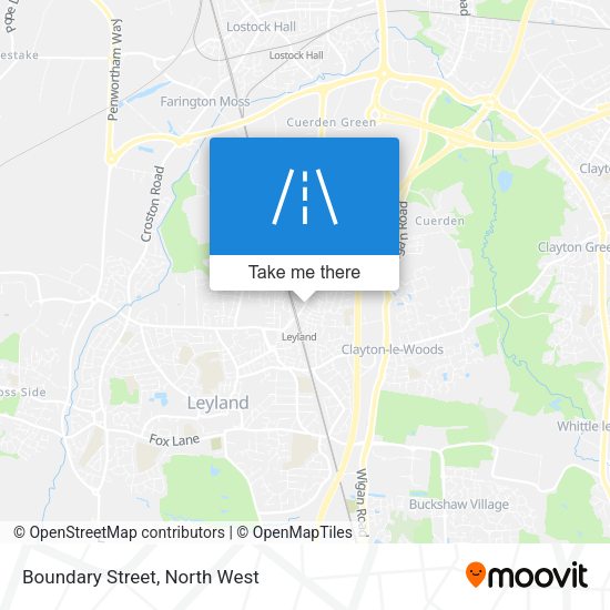 Boundary Street map