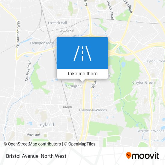 Bristol Avenue map