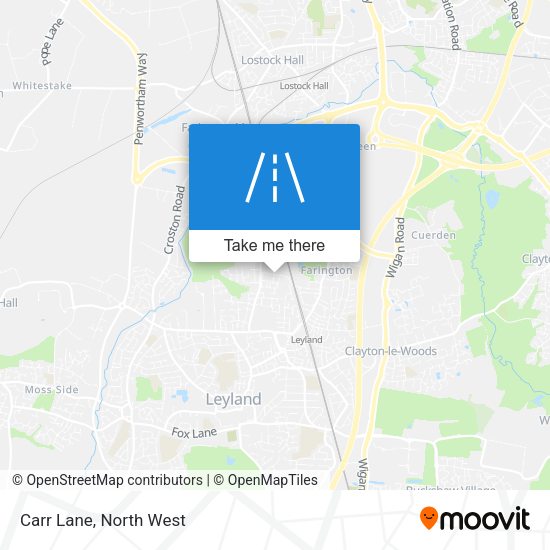 Carr Lane map