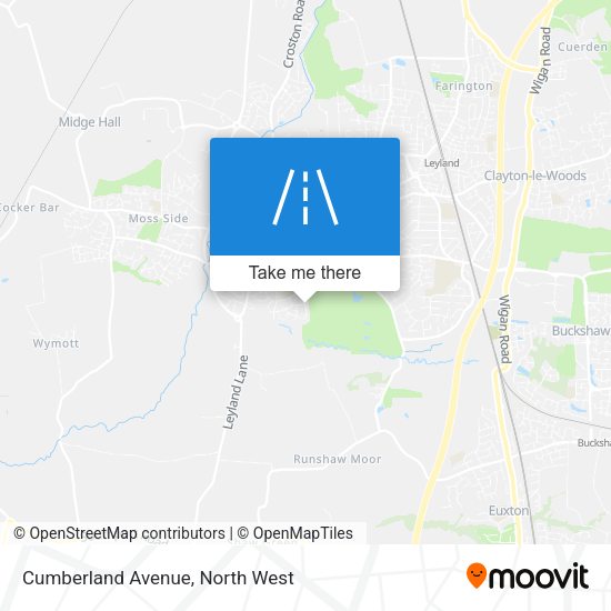 Cumberland Avenue map